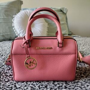 Pink Michael Kors XS Duffle Crossbody